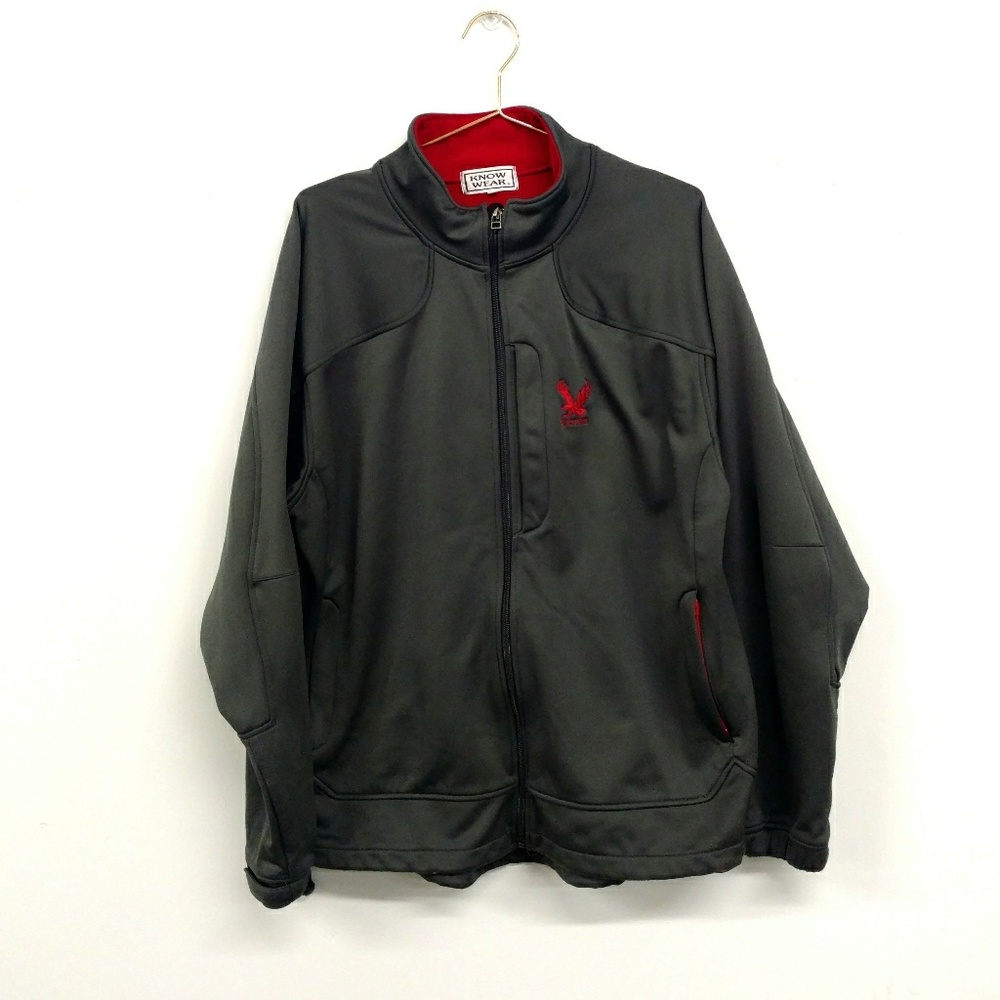 EWU Eagles College Full Zip Jacket Gray Size XL